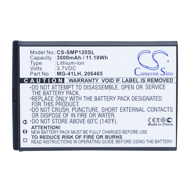 Li-ion Battery Fits Chc, Lt30, Lt30gd, Lt30tm 3.7v, 3000mah GPS & Navigator Cameron Sino Technology Limited
