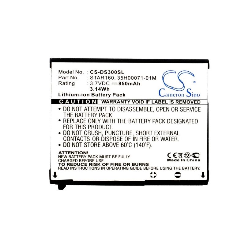 Li-ion Battery fits Cingular,3125, dopod,710 3.7V, 850mAh Mobile & SmartPhone Cameron Sino Technology Limited