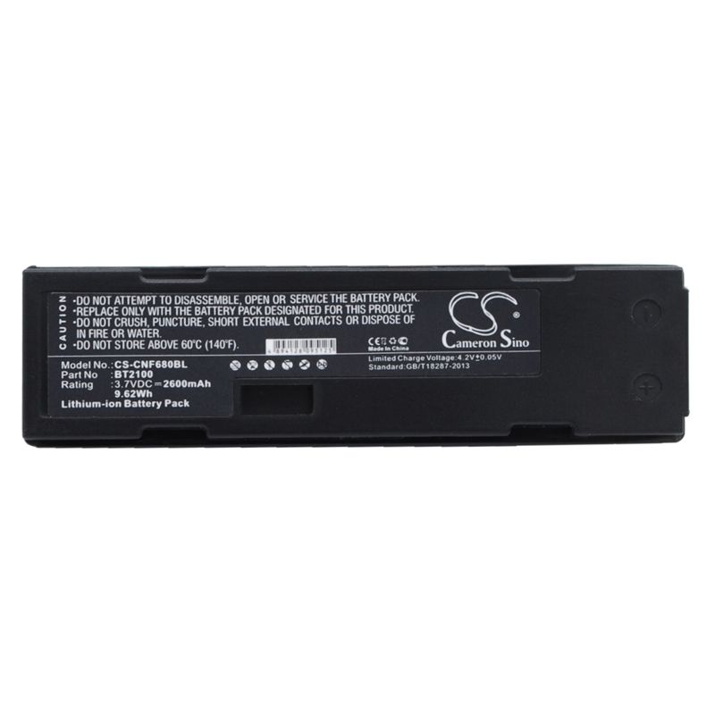 Li-ion Battery fits Cino, 680bt, F680bt, F780bt 3.7V, 2600mAh Barcode Scanner Cameron Sino Technology Limited