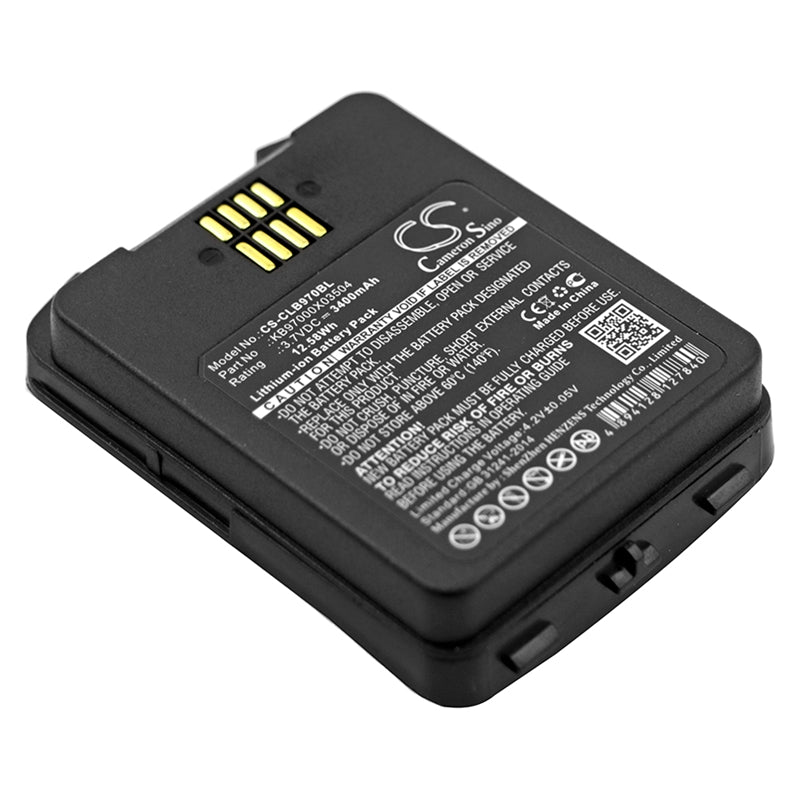 Li-ion Battery fits Cipherlab, 9700 3.7V, 3400mAh Barcode Scanner Cameron Sino Technology Limited