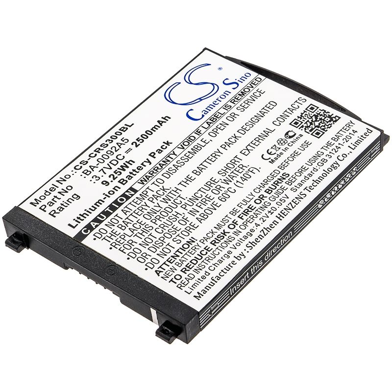 Li-ion Battery fits Cipherlab, Rs30 3.7V, 2500mAh Barcode Scanner Cameron Sino Technology Limited