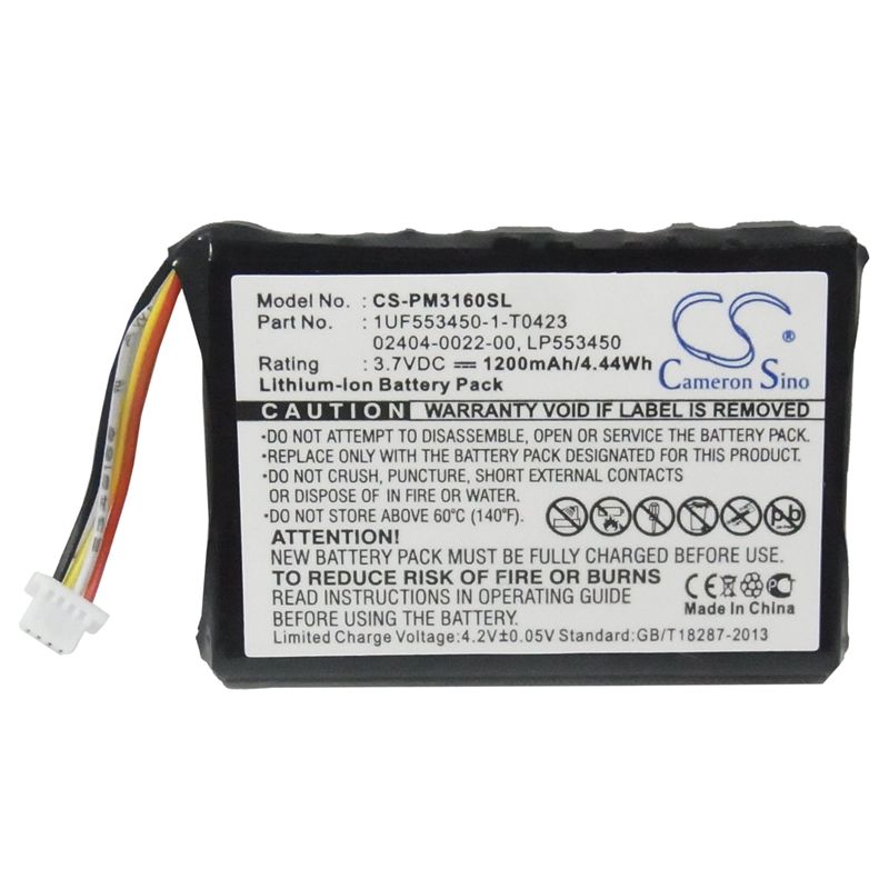 Li-ion Battery Fits Cisco, 3rd, F460, Generation 3.7v, 1200mah Camera Cameron Sino Technology Limited