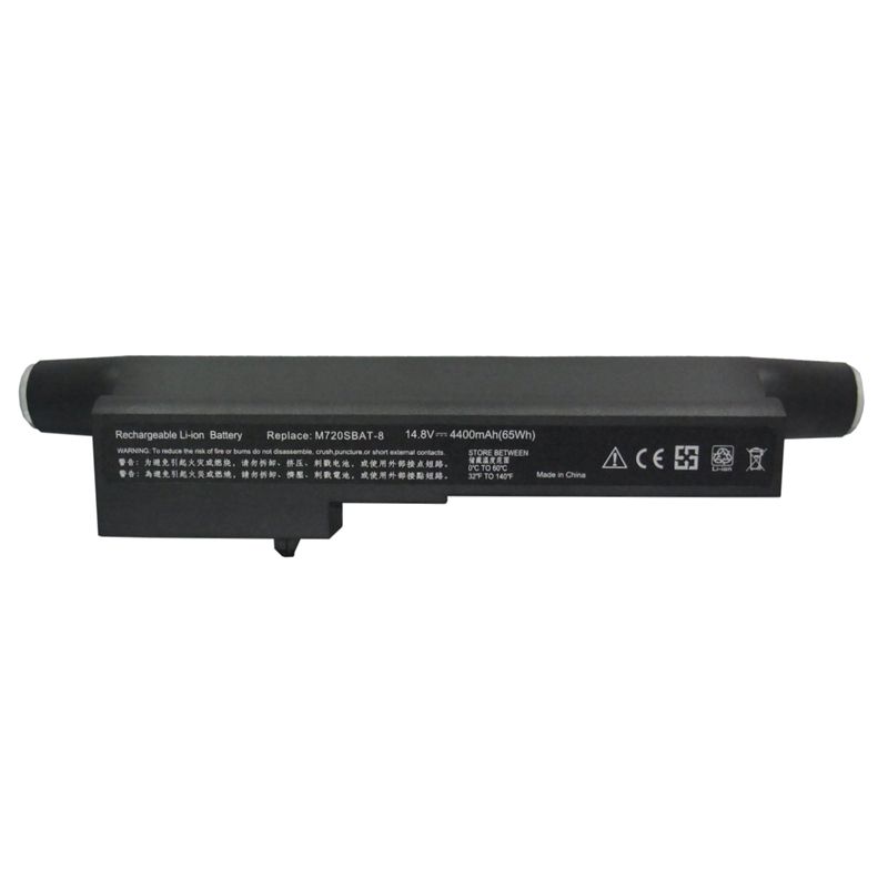 Li-ion Battery fits Clevo, M72, M72x, M72xr 14.8V, 4400mAh Notebook & Laptop Cameron Sino Technology Limited