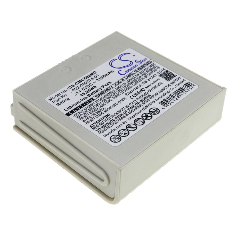 Li-ion Battery fits Comen, C60 14.8V, 3100mAh Medical Cameron Sino Technology Limited