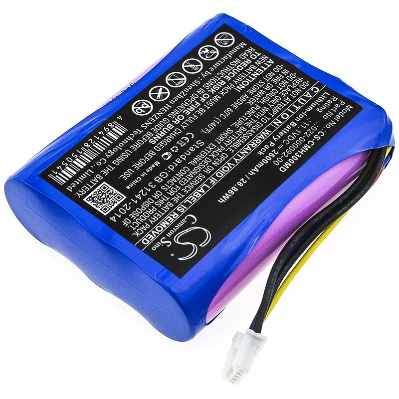 Li-ion Battery fits Comen, H3 11.1V, 2600mAh Medical Cameron Sino Technology Limited