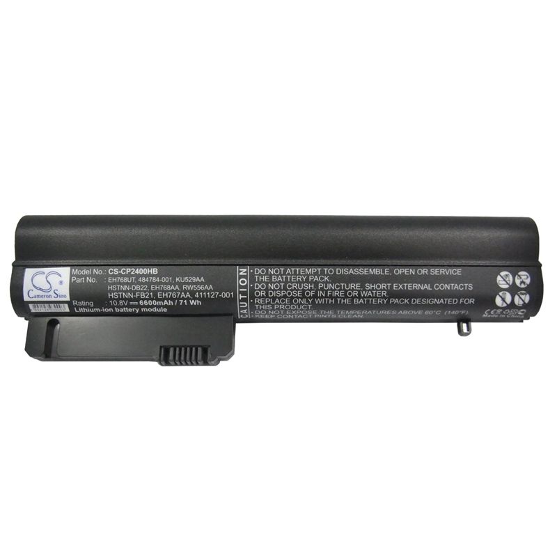 Li-ion Battery fits Compaq, Business Notebook 2400, Business Notebook 2510p, Business Notebook Nc2400 10.8V, 6600mAh Notebook & Laptop Cameron Sino Technology Limited
