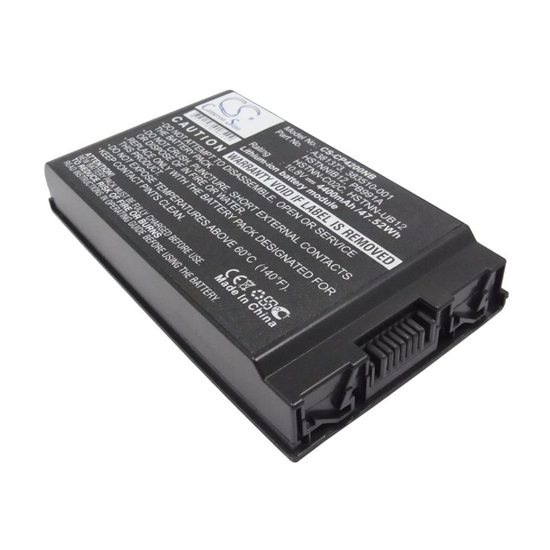 Li-ion Battery fits Compaq, Business Notebook 4200, Business Notebook Nc4200, Business Notebook Nc4400 10.8V, 4400mAh Notebook & Laptop Cameron Sino Technology Limited