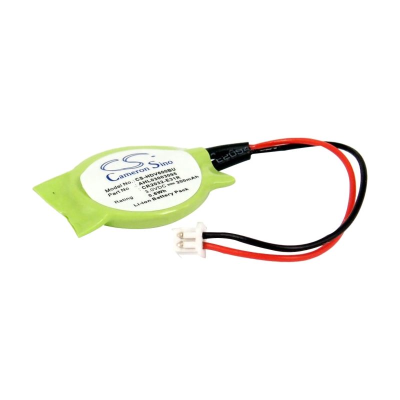 Li-ion Battery Fits Compaq, G6000-g6032ea, Presario V6000, Presario V6100 3.0v, 200mah CMOS / BackUp Cameron Sino Technology Limited