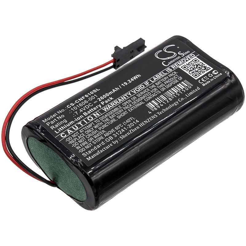 Li-ion Battery fits Comsonics, 101610-df, Qam Sniffer 7.4V, 2600mAh Equipment & Survey & Test Cameron Sino Technology Limited