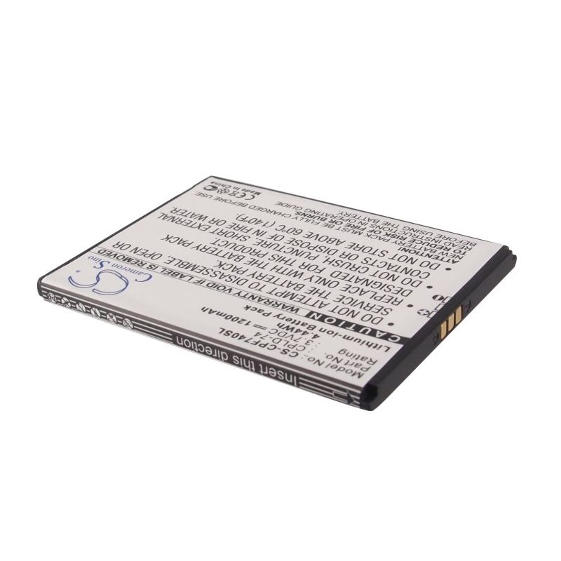 Li-ion Battery fits Coolpad, 5860e, arise 3300a, arise 5560s 3.7V, 1200mAh Communications Cameron Sino Technology Limited
