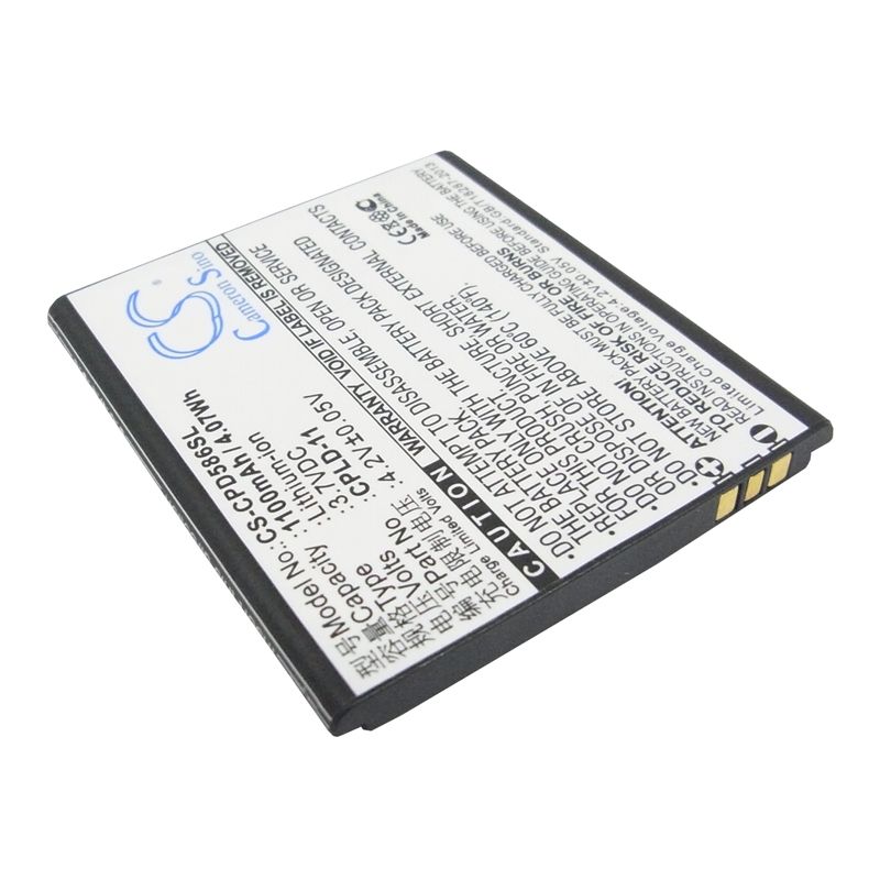 Li-ion Battery fits Coolpad, 5860s,5910,7268 3.7V, 1100mAh Mobile & SmartPhone Cameron Sino Technology Limited