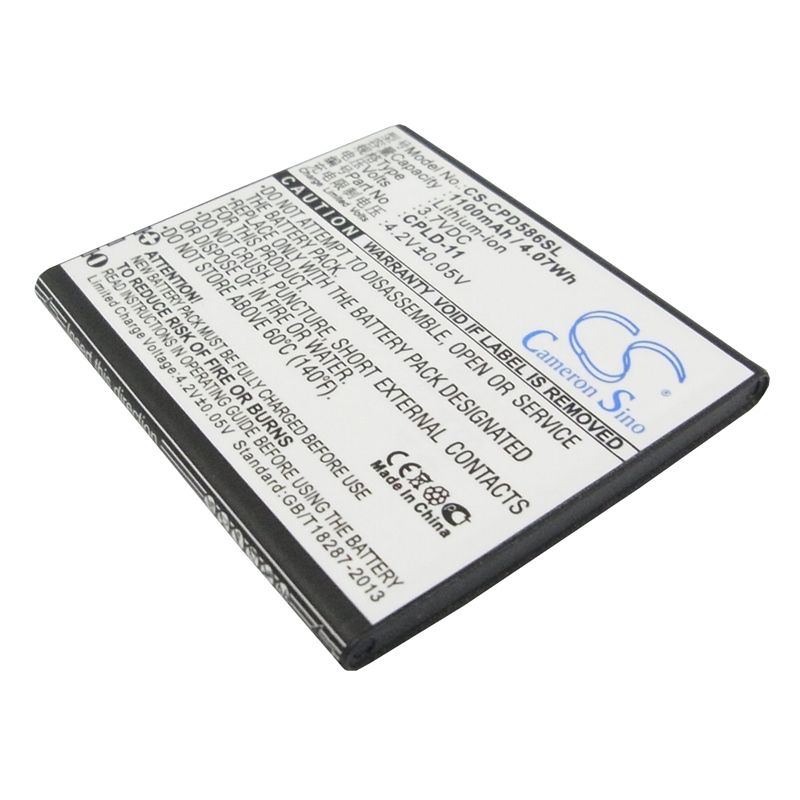 Li-ion Battery fits Coolpad, 5860s,5910,7268 3.7V, 1100mAh Mobile & SmartPhone Cameron Sino Technology Limited