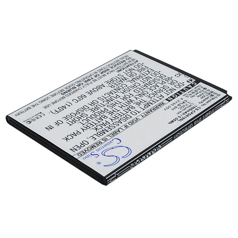 Li-ion Battery fits Coolpad, 7295c, 8198t 3.7V, 1500mAh Mobile & SmartPhone Cameron Sino Technology Limited