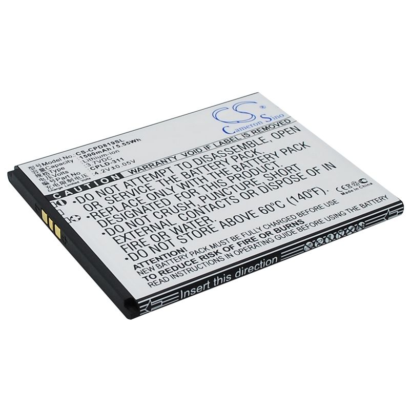 Li-ion Battery fits Coolpad, 7295c, 8198t 3.7V, 1500mAh Mobile & SmartPhone Cameron Sino Technology Limited