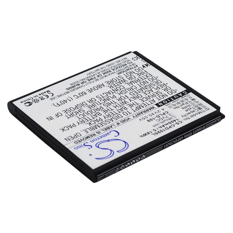 Li-ion Battery fits Coolpad, 8070d 3.7V, 1400mAh Mobile & SmartPhone Cameron Sino Technology Limited