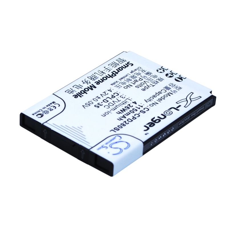 Li-ion Battery fits Coolpad, d280, d520, e200 3.7V, 1150mAh Mobile & SmartPhone Cameron Sino Technology Limited