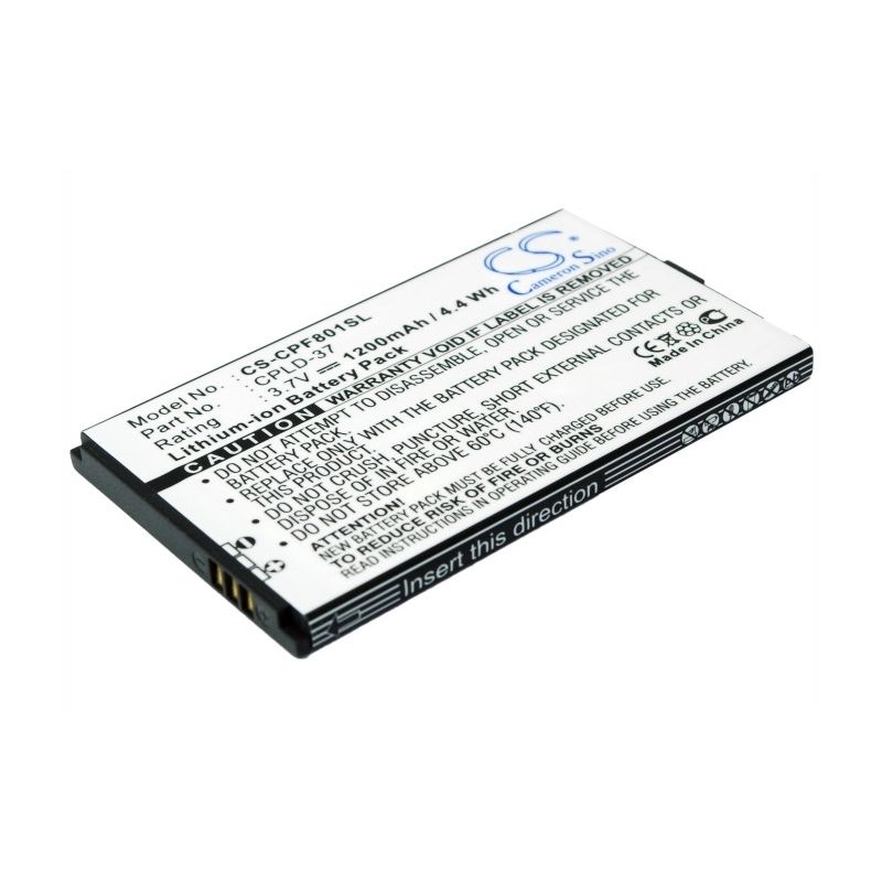 Li-ion Battery fits Coolpad, f668, f800, f801 3.7V, 1200mAh Communications Cameron Sino Technology Limited (Suspended)