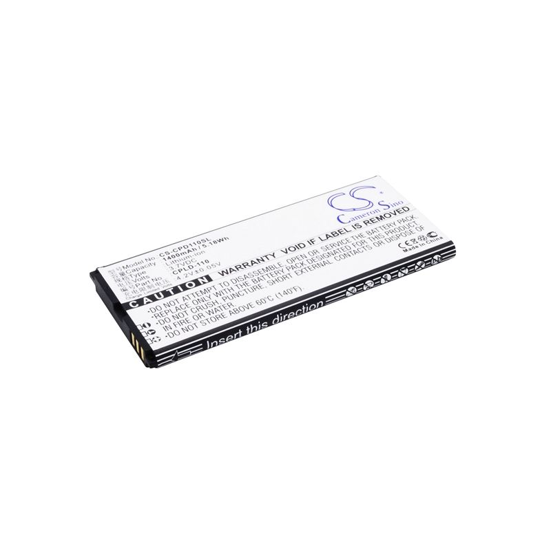 Li-ion Battery fits Coolpad,5217,7060,8076 3.7V, 1400mAh Mobile & SmartPhone Cameron Sino Technology Limited