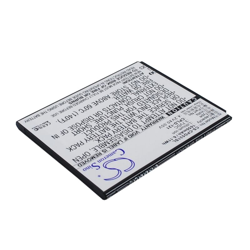 Li-ion Battery fits Coolpad,5311,7251 3.7V, 1650mAh Mobile & SmartPhone Cameron Sino Technology Limited