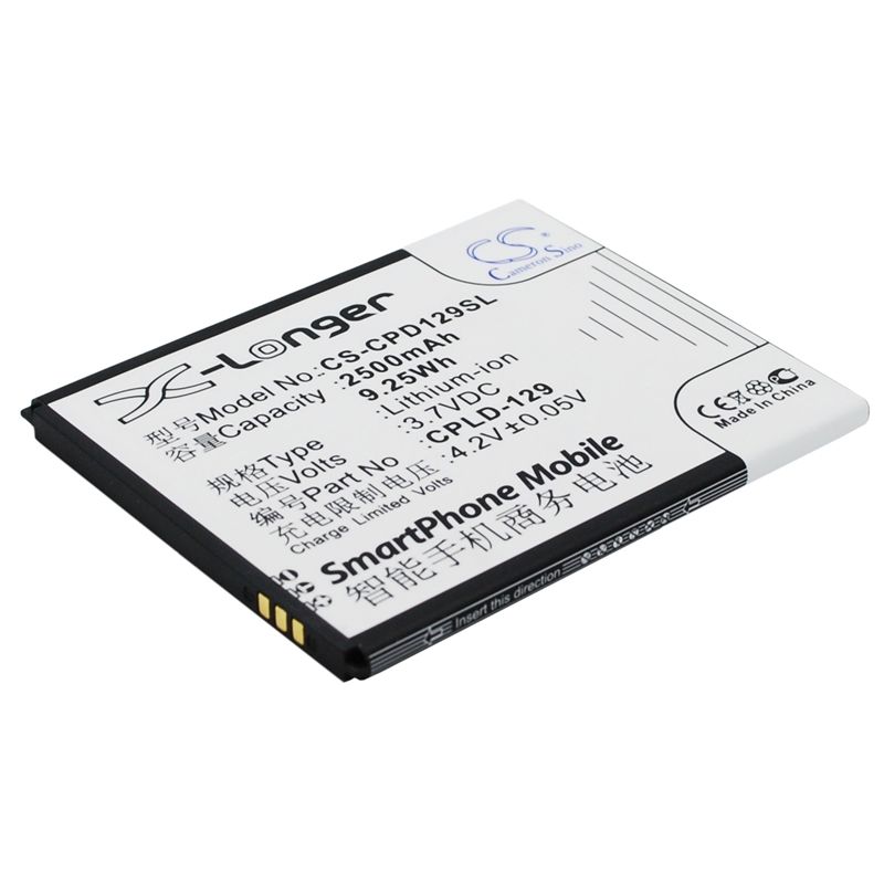 Li-ion Battery fits Coolpad,5315 3.7V, 2500mAh Communications Cameron Sino Technology Limited (Suspended)