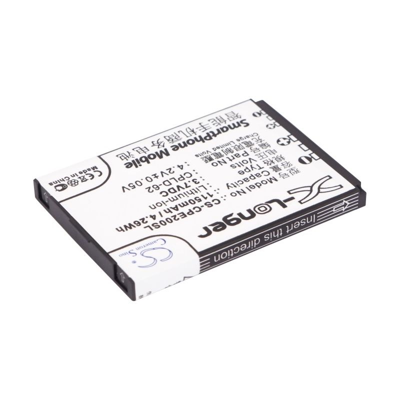 Li-ion Battery fits Coolpad,5800, d280, d520 3.7V, 1150mAh Communications Cameron Sino Technology Limited (Suspended)