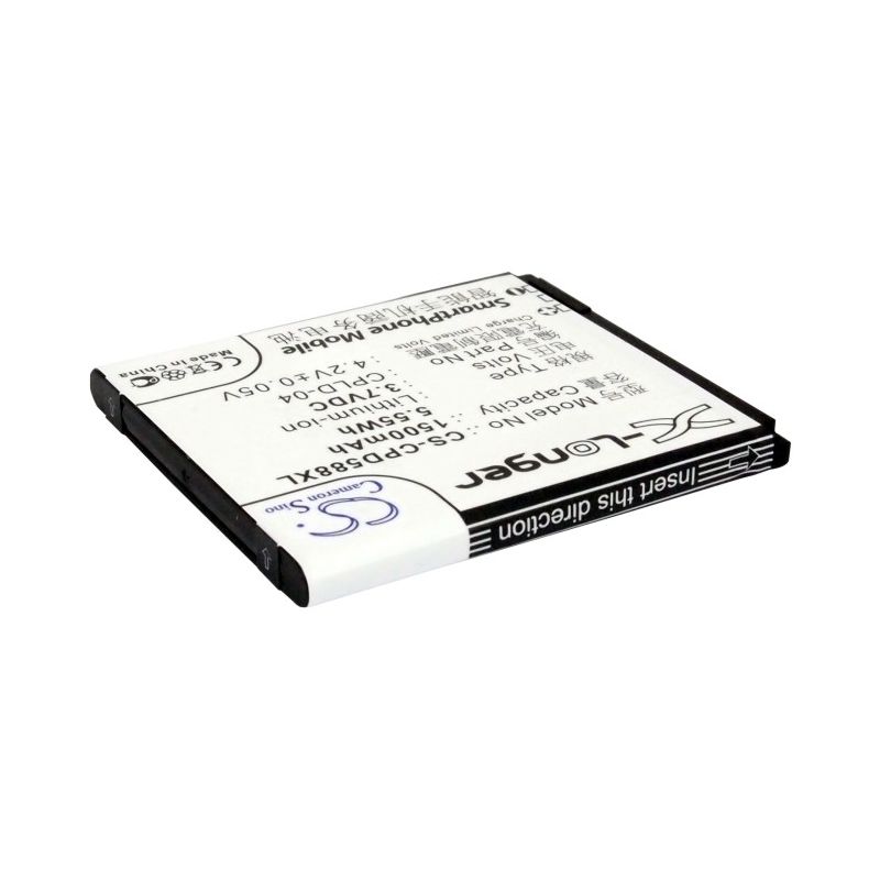 Li-ion Battery fits Coolpad,5880 3.7V, 1500mAh Mobile & SmartPhone Cameron Sino Technology Limited