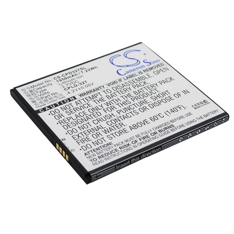 Li-ion Battery fits Coolpad,5952, 7620l,8729 3.7V, 1950mAh Mobile & SmartPhone Cameron Sino Technology Limited