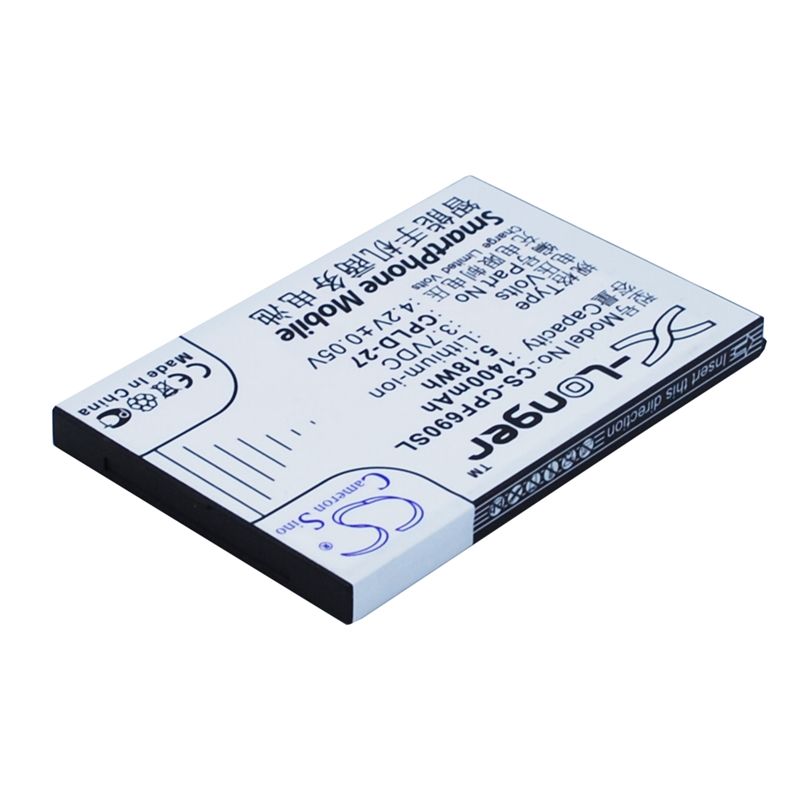 Li-ion Battery fits Coolpad,6168, 6168h, 6168n 3.7V, 1400mAh Mobile & SmartPhone Cameron Sino Technology Limited