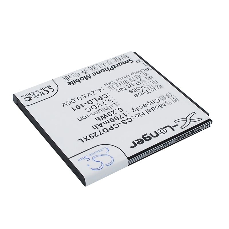 Li-ion Battery fits Coolpad,7290 3.7V, 1700mAh Mobile & SmartPhone Cameron Sino Technology Limited
