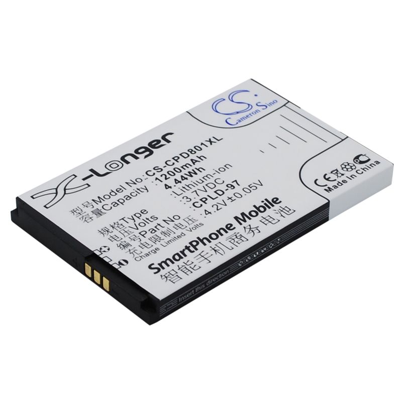 Li-ion Battery fits Coolpad,8010 3.7V, 1200mAh Mobile & SmartPhone Cameron Sino Technology Limited