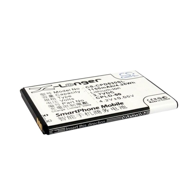 Li-ion Battery fits Coolpad,8013,8811, d530 3.7V, 1150mAh Mobile & SmartPhone Cameron Sino Technology Limited