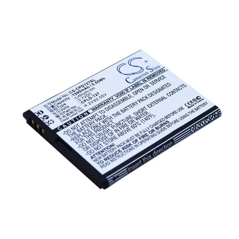 Li-ion Battery fits Coolpad,8017 3.7V, 1500mAh Mobile & SmartPhone Cameron Sino Technology Limited
