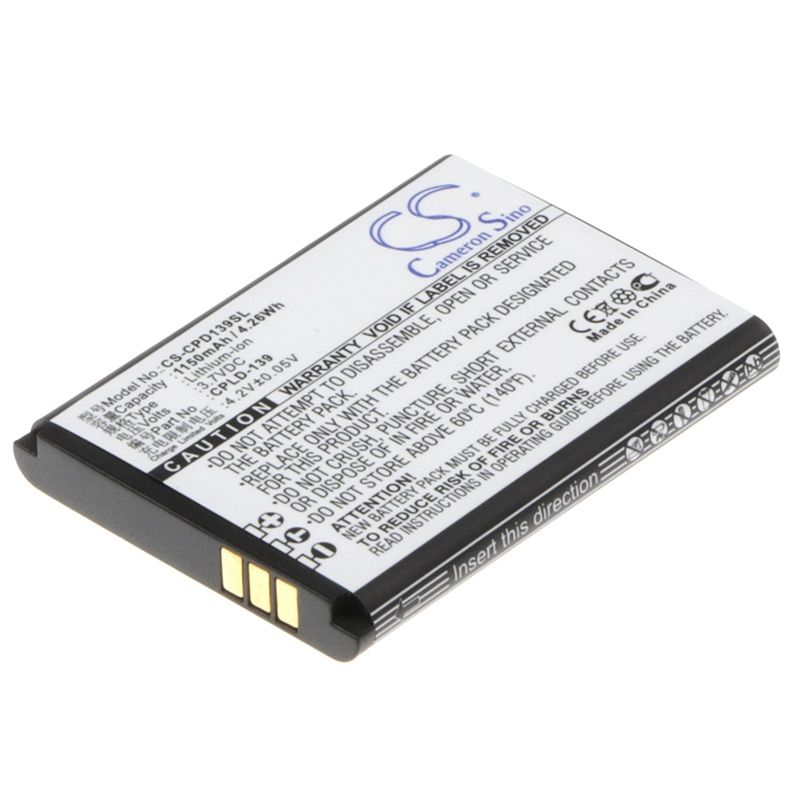 Li-ion Battery fits Coolpad,8021 3.7V, 1150mAh Mobile & SmartPhone Cameron Sino Technology Limited