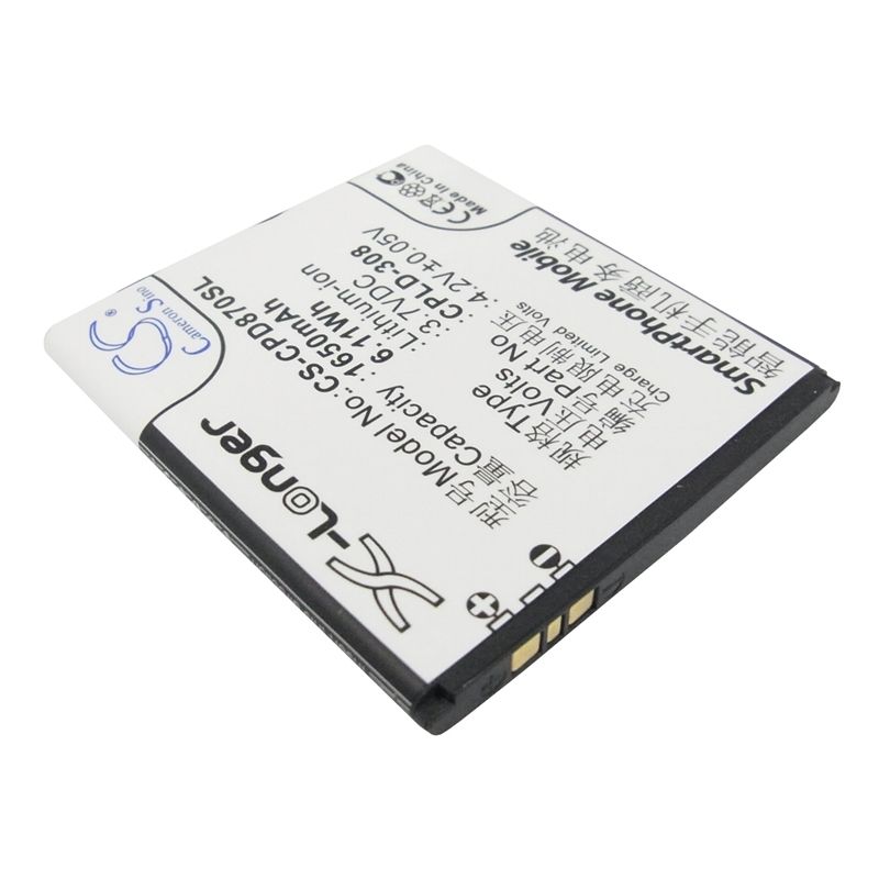Li-ion Battery fits Coolpad,8085, 8085q,8702 3.7V, 1650mAh Mobile & SmartPhone Cameron Sino Technology Limited
