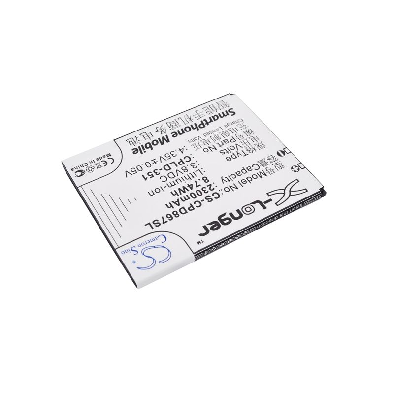Li-ion Battery fits Coolpad,8675, 8675 hd 4g, f2 3.8V, 2300mAh Mobile & SmartPhone Cameron Sino Technology Limited