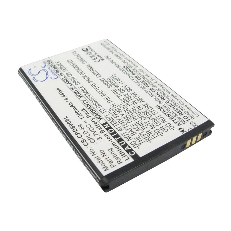 Li-ion Battery fits Coolpad,8809 3.7V, 1200mAh Mobile & SmartPhone Cameron Sino Technology Limited