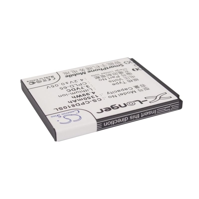 Li-ion Battery fits Coolpad,8810 3.7V, 1350mAh Mobile & SmartPhone Cameron Sino Technology Limited