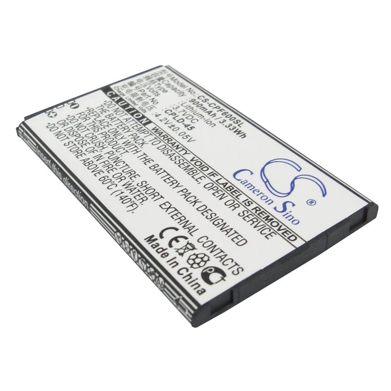 Li-ion Battery fits Coolpad,8830, e506, f600 3.7V, 900mAh Mobile & SmartPhone Cameron Sino Technology Limited