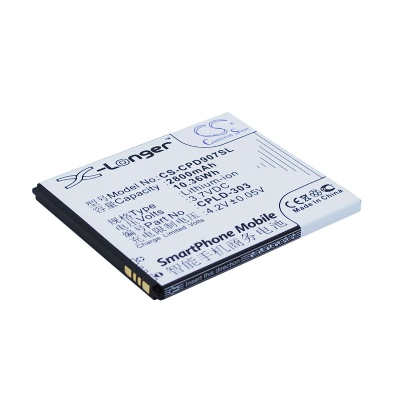 Li-ion Battery fits Coolpad,9070, 9070+ 3.7V, 2800mAh Mobile & SmartPhone Cameron Sino Technology Limited
