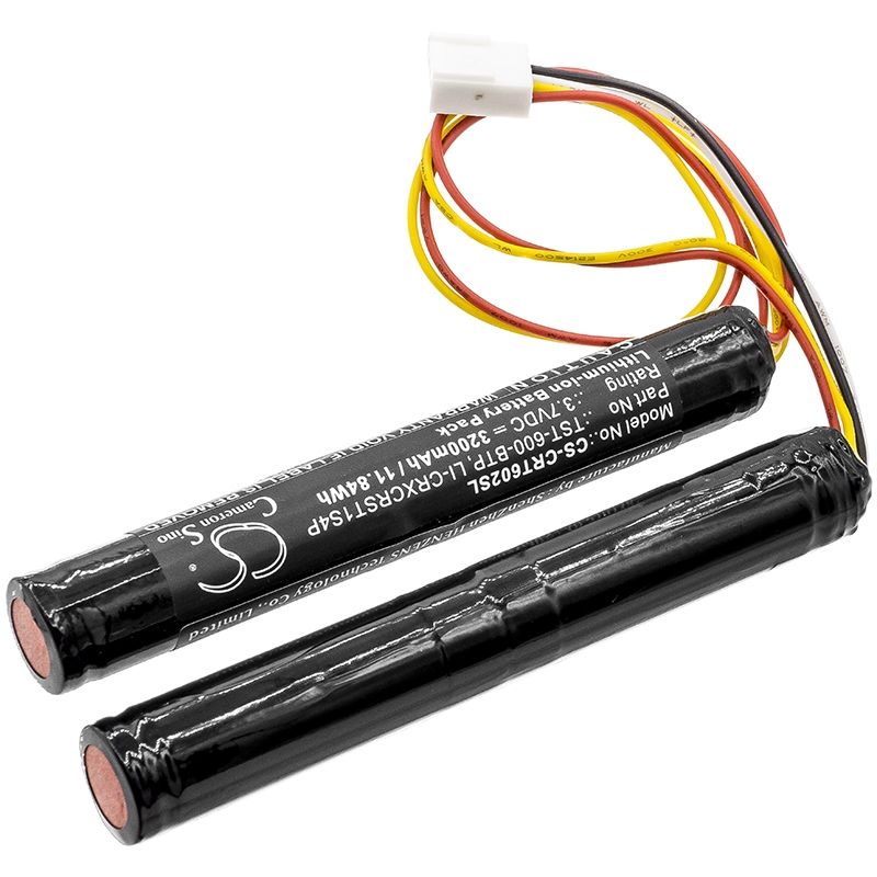 Li-ion Battery fits Crestron, Tst-600, Tst-600 Touchpanels, Tst-602 3.7V, 3200mAh Remote Control Cameron Sino Technology Limited