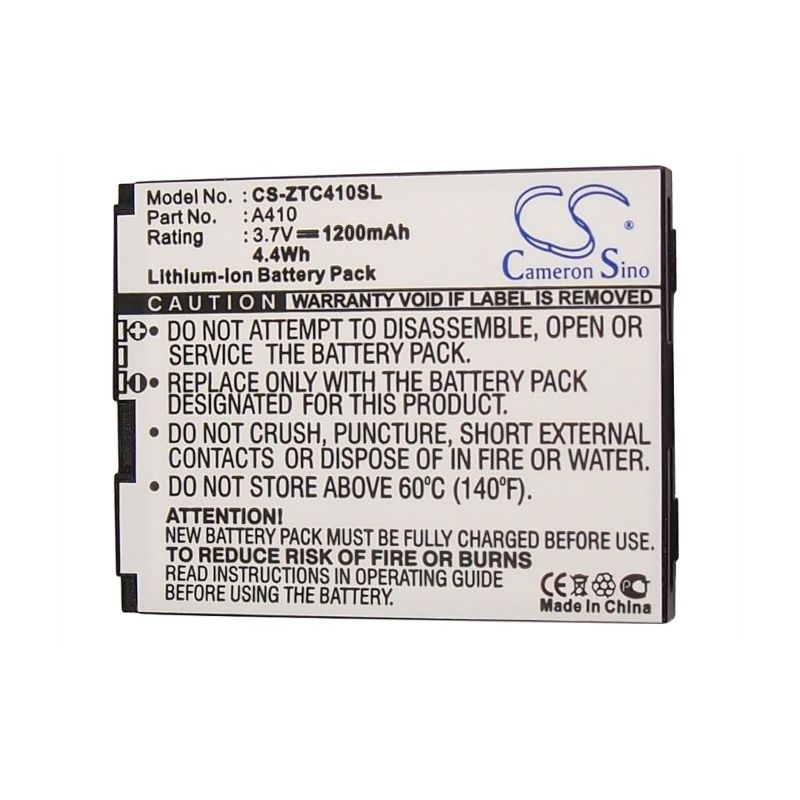 Li-ion Battery fits Cricket, a410, calcomp a410, cricket a410 3.7V, 1200mAh Mobile & SmartPhone Cameron Sino Technology Limited