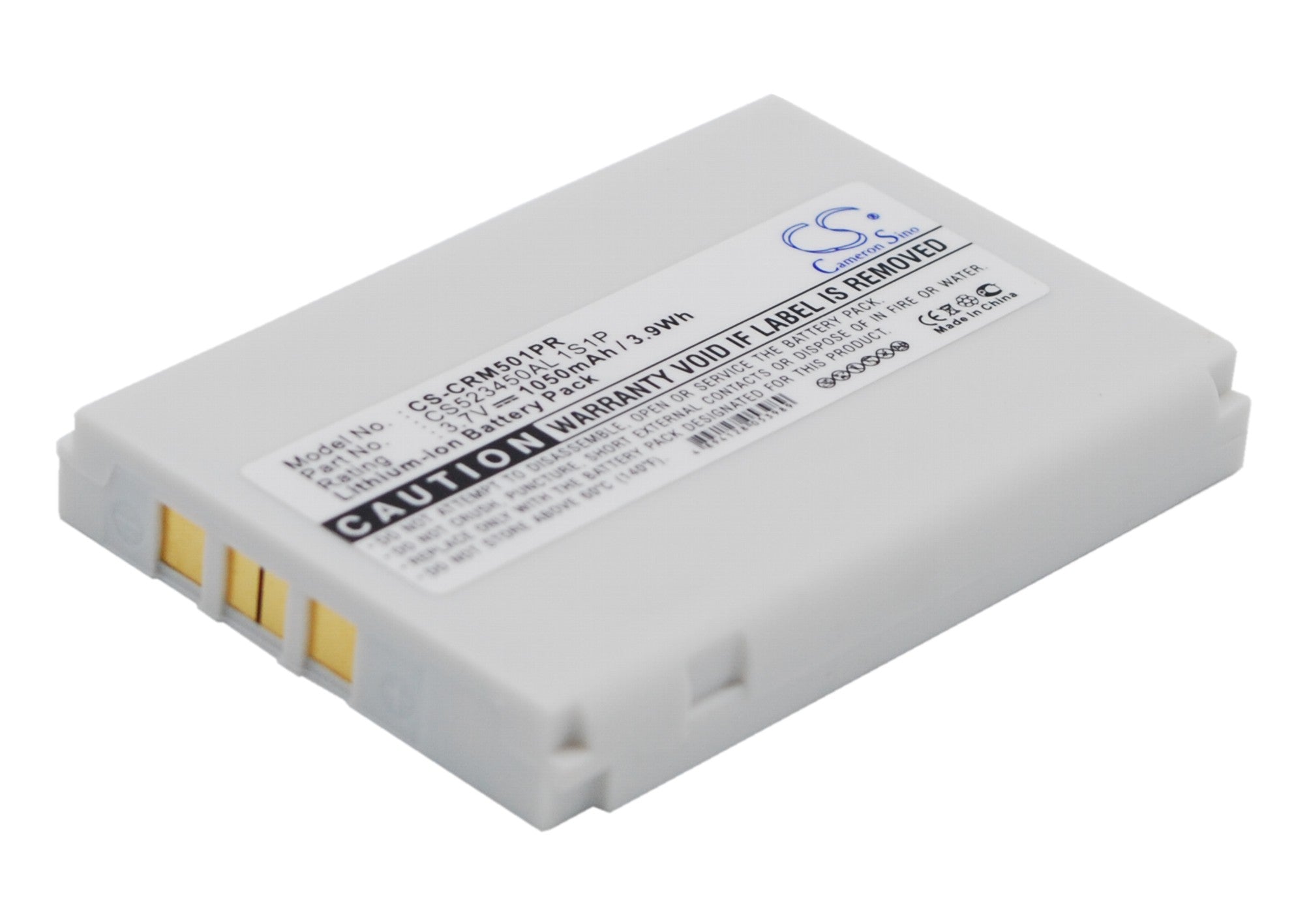 Li-ion Battery fits Criticalresponse, M1501, Reh-1501 3.7V, 1050mAh Pager Cameron Sino Technology Limited