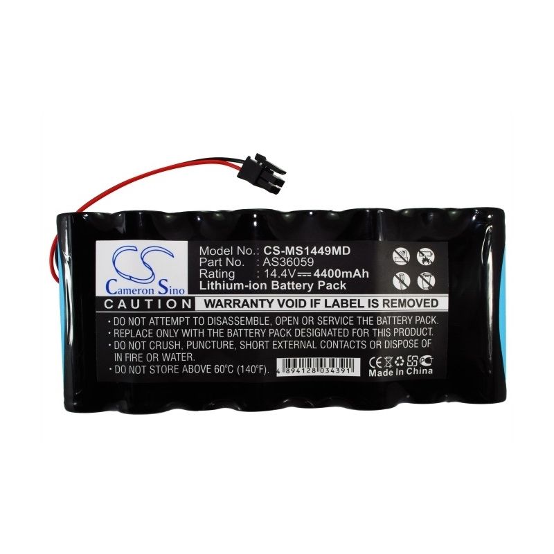 Li-ion Battery fits Critikon Systems, Dinamap Plus 8710, Dinamap Plus 8720, Dinamap Plus 8725 14.4V, 4400mAh Medical Cameron Sino Technology Limited