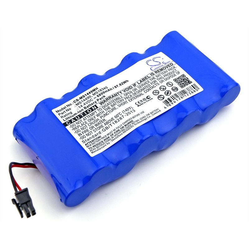 Li-ion Battery fits Critikon Systems, Dinamap Plus 8710, Dinamap Plus 8720, Dinamap Plus 8725 14.4V, 6800mAh Medical Cameron Sino Technology Limited