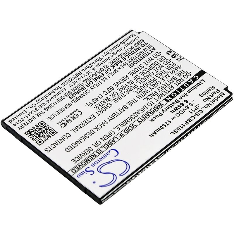 Li-ion Battery fits Cubot, p11 3.8V, 1750mAh Mobile & SmartPhone Cameron Sino Technology Limited