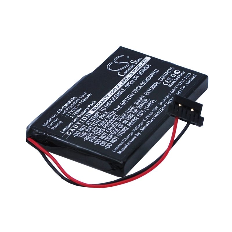 Li-ion Battery fits Custom Battery Pack, 1icp/5/30/48 1s1p 3.7V, 750mAh Battery Pack Cameron Sino Technology Limited