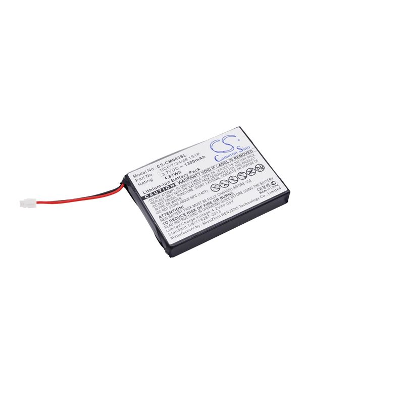 Li-ion Battery fits Custom Battery Pack, 1icp/7/34/48 1s1p 3.7V, 1300mAh Battery Pack Cameron Sino Technology Limited