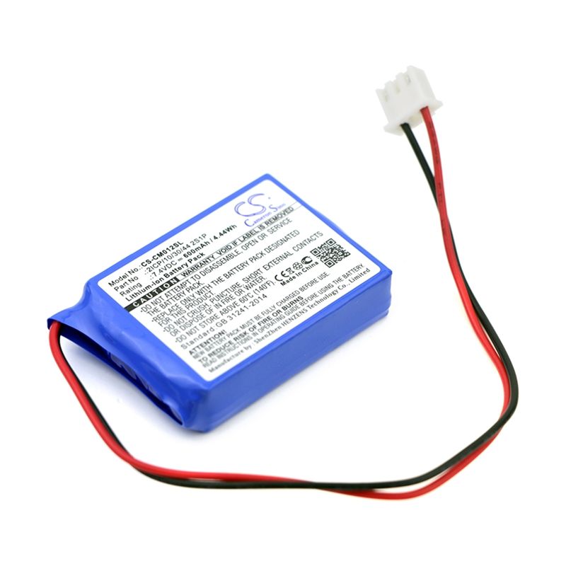 Li-ion Battery fits Custom Battery Pack, 2icp/10/30/44 2s1p 7.4V, 600mAh Battery Pack Cameron Sino Technology Limited