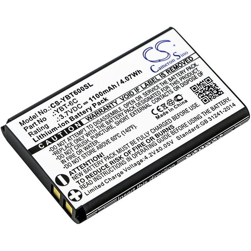 Li-ion Battery fits Custom Battery Pack, Ybt-6c 3.7V, 1100mAh Battery Pack Cameron Sino Technology Limited