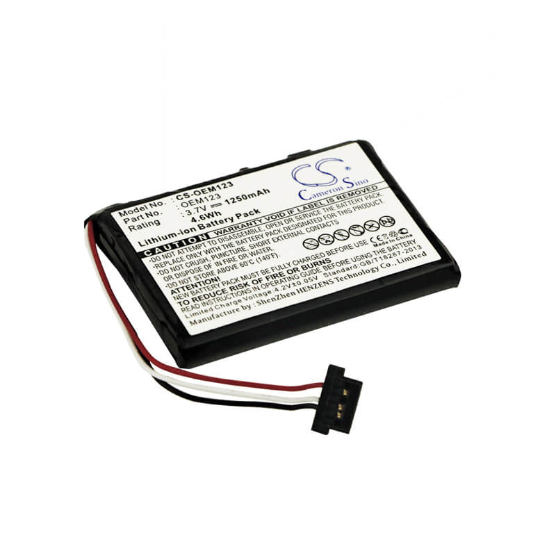 Li-ion Battery fits Custom Battery Packs, Cs-oem123 3.7V, 1250mAh OEM/ODM Cameron Sino Technology Limited